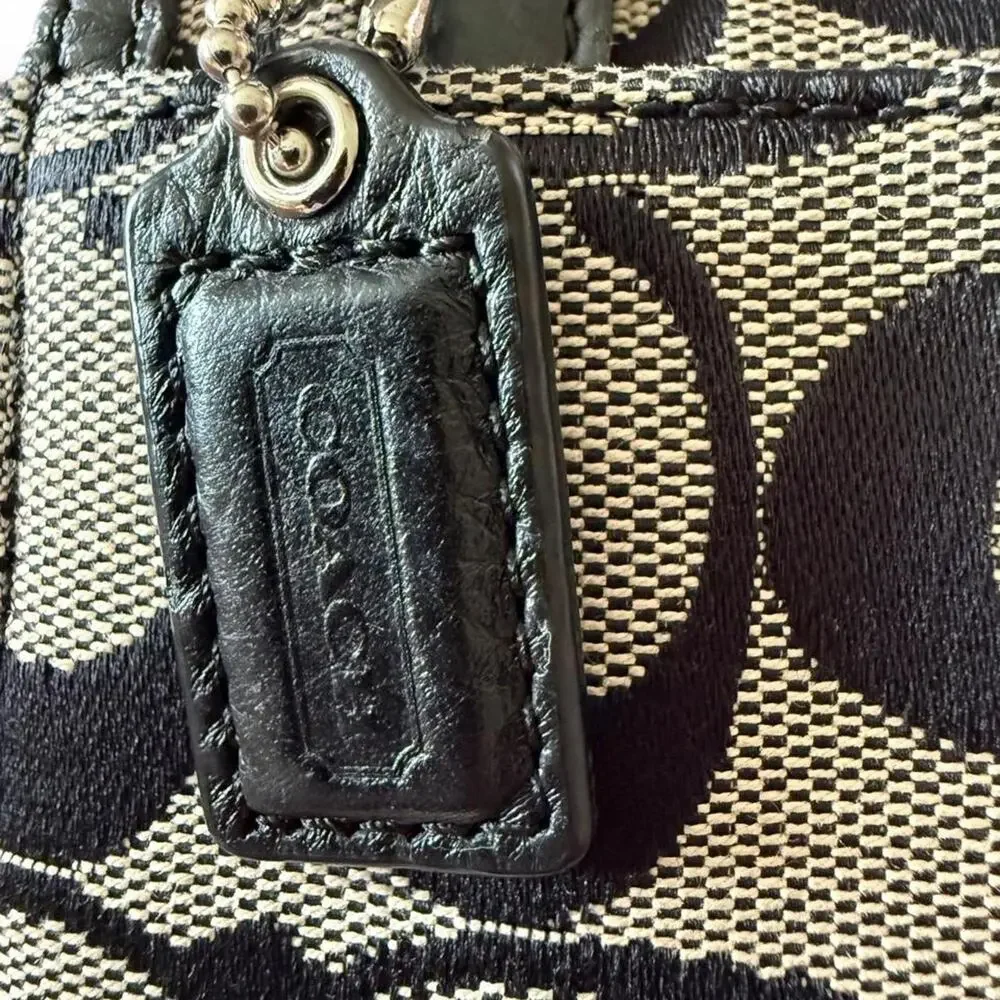 Coach signature crossbody bag